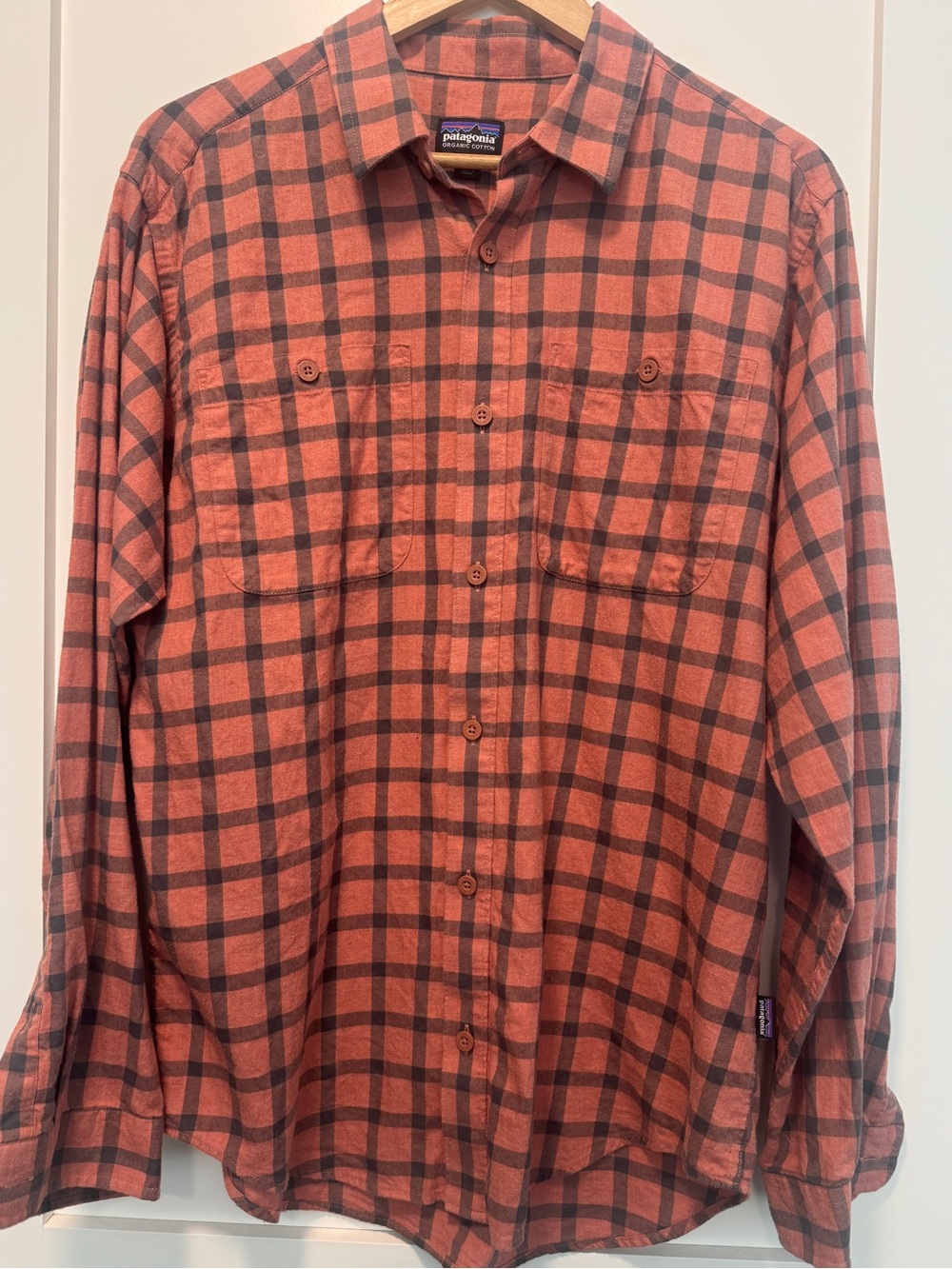 Patagonia Mens M Long-Sleeved Pima Cotton Shirt